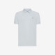 POLO PRINT UNDER COLLAR S/S BIANCO