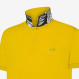 POLO PRINT UNDER COLLAR S/S YELLOW