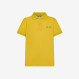 Polo gialla con maxi logo