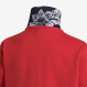 Polo rossa con stampa floreale