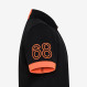 BOY'S POLO LOGO FLUO S/S NERO