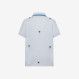 BOY'S POLO FULL EMBROIDERY S/S BIANCO