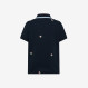 BOY'S POLO FULL EMBROIDERY S/S NAVY BLUE