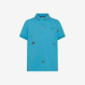 BOY'S POLO FULL EMBROIDERY S/S TURQUOISE