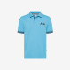 POLO EL. PATCH S/S TURQUOISE