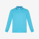 BOY'S POLO EL. SMALL STRIPES L/S TURCHESE