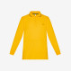 BOY'S POLO EL. SMALL STRIPES L/S YELLOW