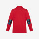 BOY'S POLO EL. SHIRT CONTRAST ELBOW L/S ROSSO FUOCO