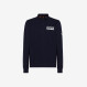 POLO PRINT ON CHEST EL. L/S NAVY BLUE