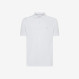 Cotton piqué polo shirt WHITE