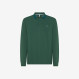 POLO BIG STRIPES EL. L/S DARK GREEN