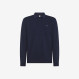 POLO CONTRAST FABRIC ELBOW EL. L/S NAVY BLUE