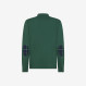 POLO CONTRAST FABRIC ELBOW EL. L/S DARK GREEN