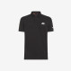 Cotton piqué polo shirt BLACK
