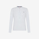 Cotton piqué polo shirt WHITE