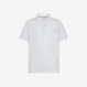 Cotton piqué polo shirt WHITE