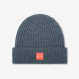 Ribbed wool beanie DARK GREY