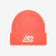 Ribbed wool beanie ORANGE FLUO