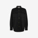 JACKET SHIRT COTTON FL. NERO