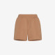 SHORTS SOLID COTTON FL. TURTLEDOVE