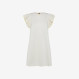 TOP DRESS LACE COTTON FL. PORCELAIN
