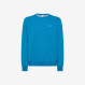 SWEATSHIRT PIQUET SMALL STRIPES FLEECE LIGHT OTTANIO