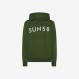 HOODIE SUN68 EVERYDAY LIFE FLEECE VERDE SCURO