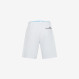 SWEATSHORTS PIQUET SMALL STRIPES FLEECE WHITE