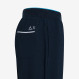 SWEATPANTS PIQUET SMALL STRIPES FLEECE NAVY BLUE
