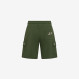 BOY'S SWEATSHORTS CARGO FLEECE DARK GREEN