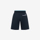 BOY'S SWEATSHORTS PIQUET SMALL STRIPES FLEECE NAVY BLUE