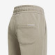 Stone cotton fleece trousers