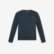 Felpa in cotone blu navy