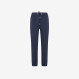 LONG PANT WITH CUFFS POLY-COTTON FL NAVY BLUE