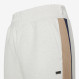 LONG PANT WITH TAPE POLY-COTTON FL BIANCO PANNA