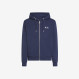 HOOD ZIP COTTON FL NAVY BLUE