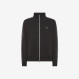 Cotton zip sweatshirt BLACK