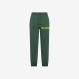 Pantaloni jogging in felpa di cotone VERDE SCURO