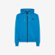 Cotton zip hoodie TURQUOISE