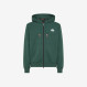 Cotton zip hoodie DARK GREEN