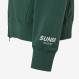 Cotton zip hoodie DARK GREEN