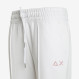 WIDE LONG PANT COTTON FL. WHITE