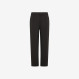 Cotton fleece trousers BLACK