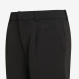 Cotton fleece trousers BLACK