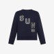 Cotton sweatshirt NAVY BLUE