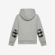 Cotton zip hoodie MEDIUM GREY