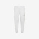 Fleece joggers WHITE