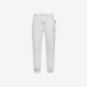 Fleece joggers WHITE