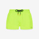 SWIM PANT SOLID BINDING SMALL LOGO YELLOW FLUO
