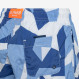 BOY'S SWIM PANT GEOMETRIC AVIO/NAVY BLUE